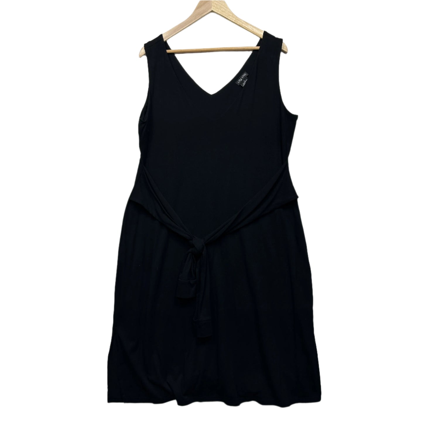 City Chic Dress Size 16 Small Black Sleeveless