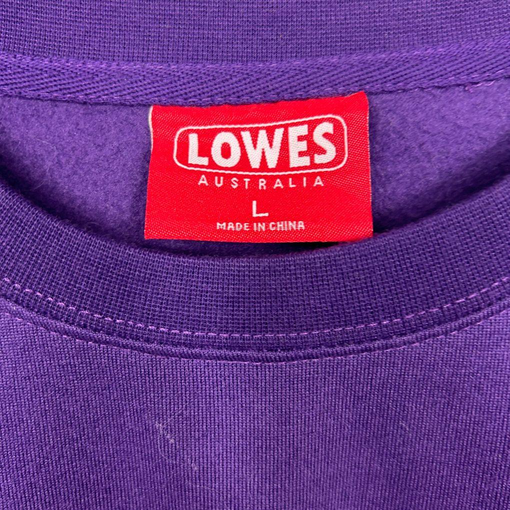 Lowes Purple Sweatshirt - Size L