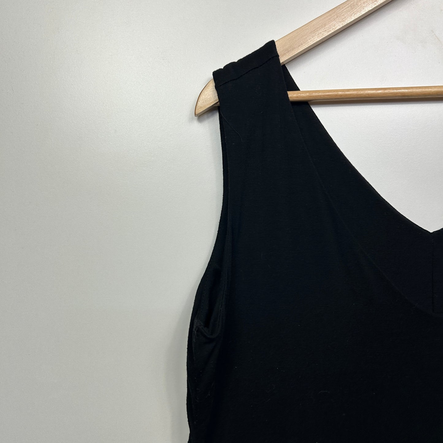 City Chic Dress Size 16 Small Black Sleeveless