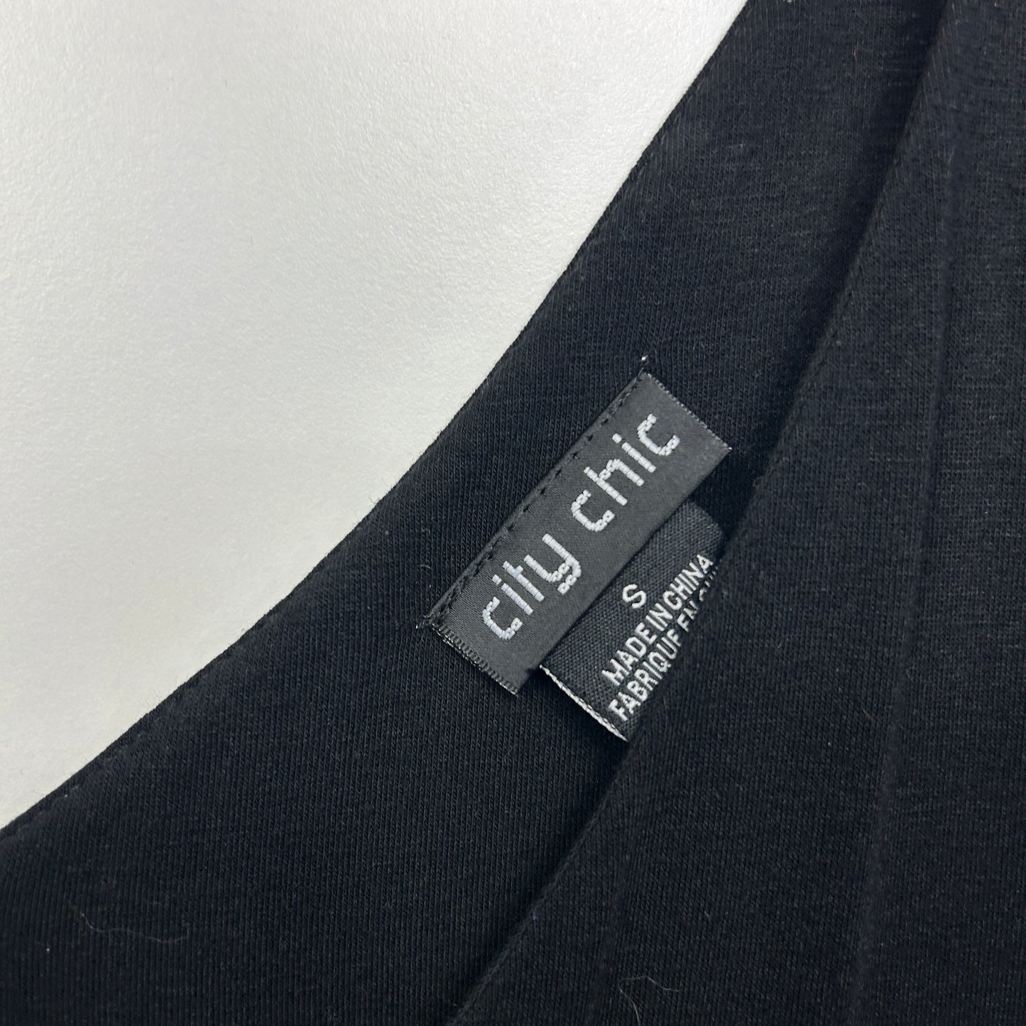 City Chic Dress Size 16 Small Black Sleeveless