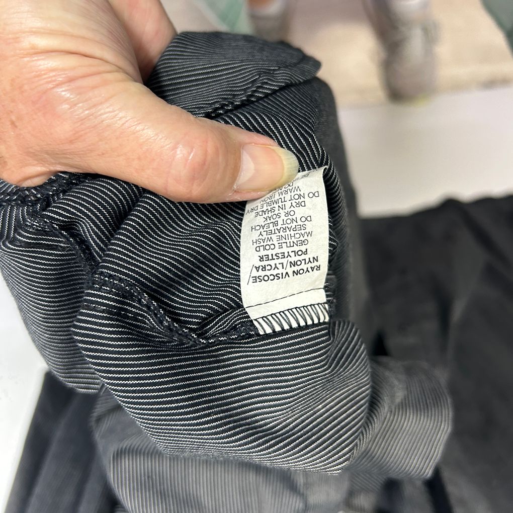 My Size Navy Pinstripe Shirt - Size 22/XL