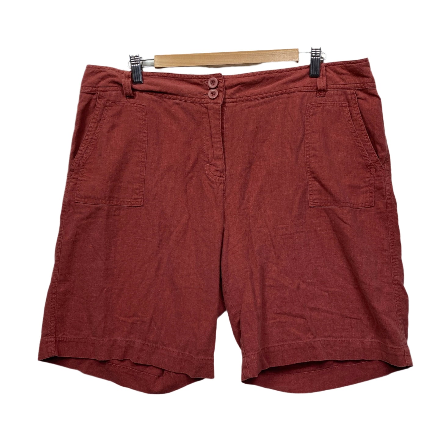 Millers Shorts Size 16 Rust Pockets