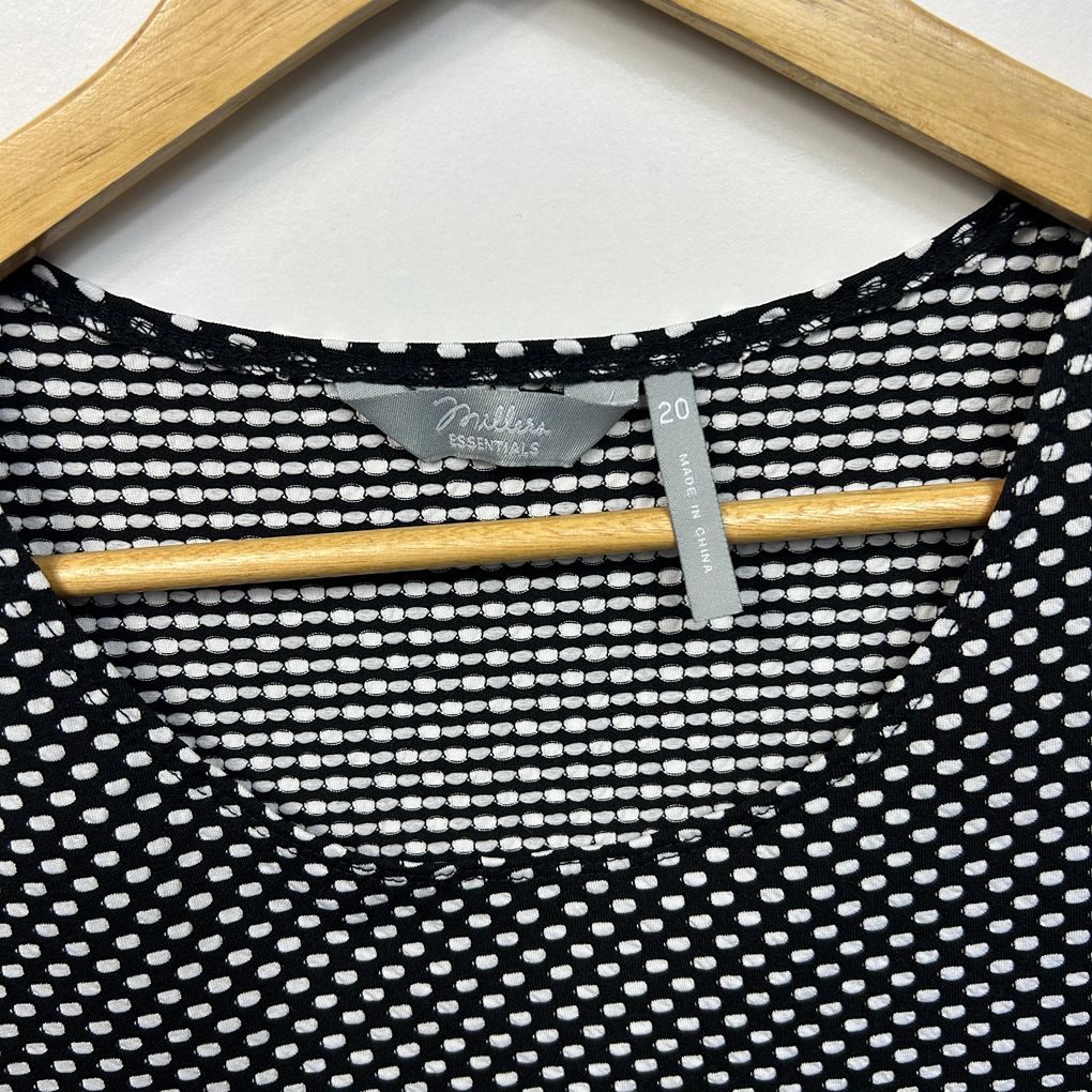 Millers Black Top - Size 20