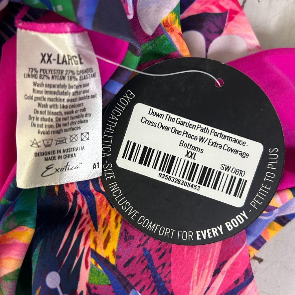 Exoticathletica Multicoloured One Piece Swimsuit - Size XXL