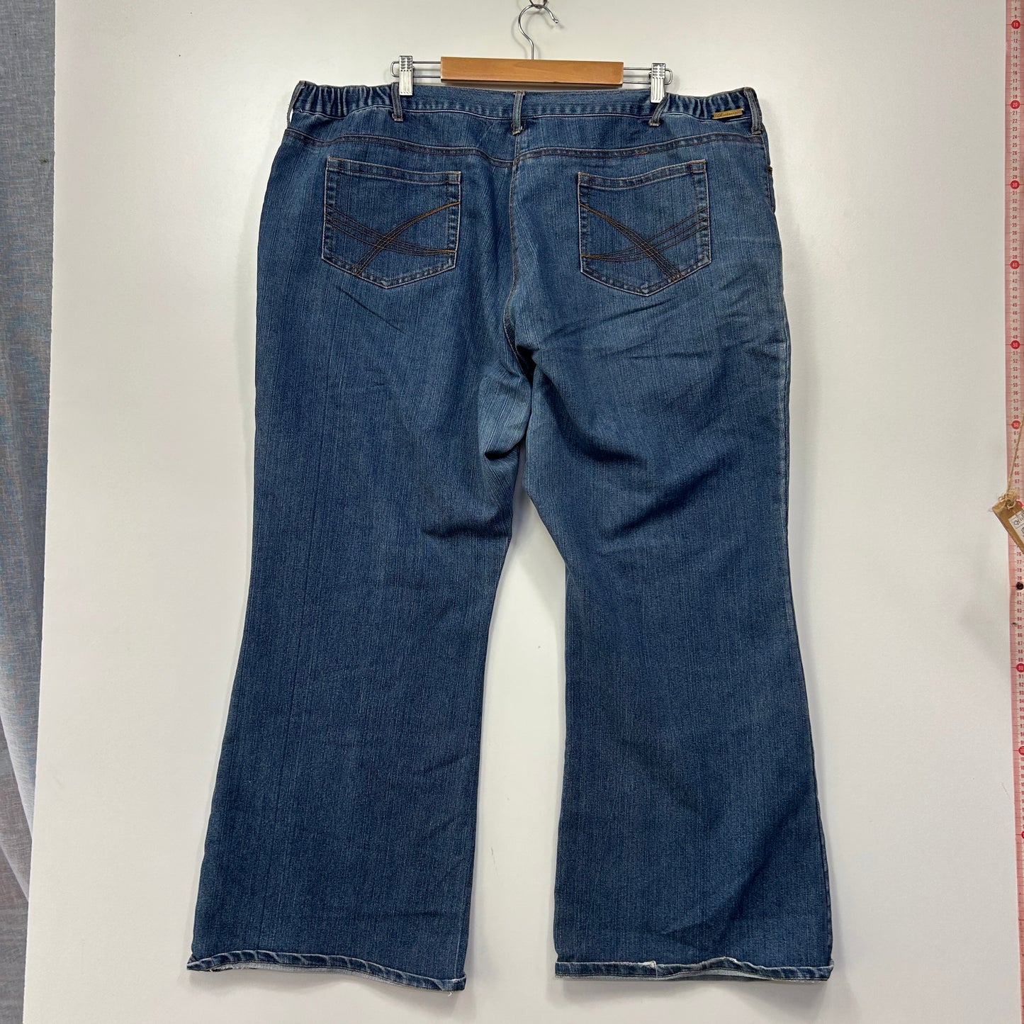 Autograph Dark Wash Wide Leg Jeans - Size 24
