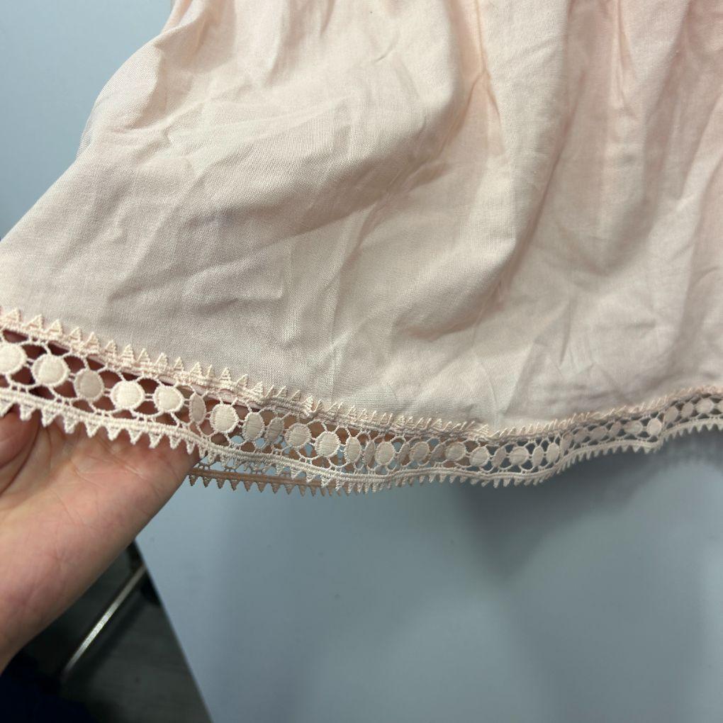 Autograph Pink Lace Trim Top - Size 20