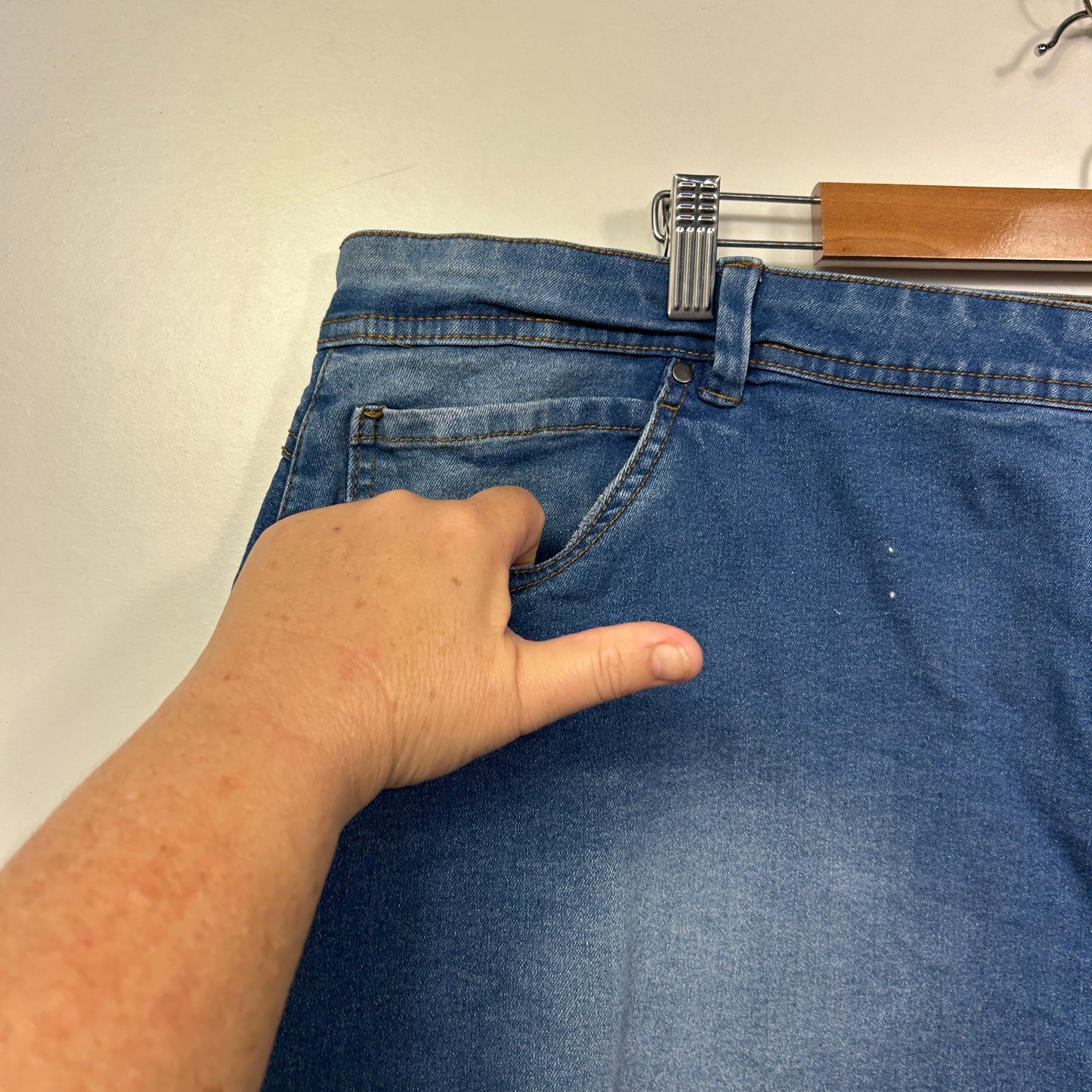 Breakers Blue Denim Skirt - Size 24