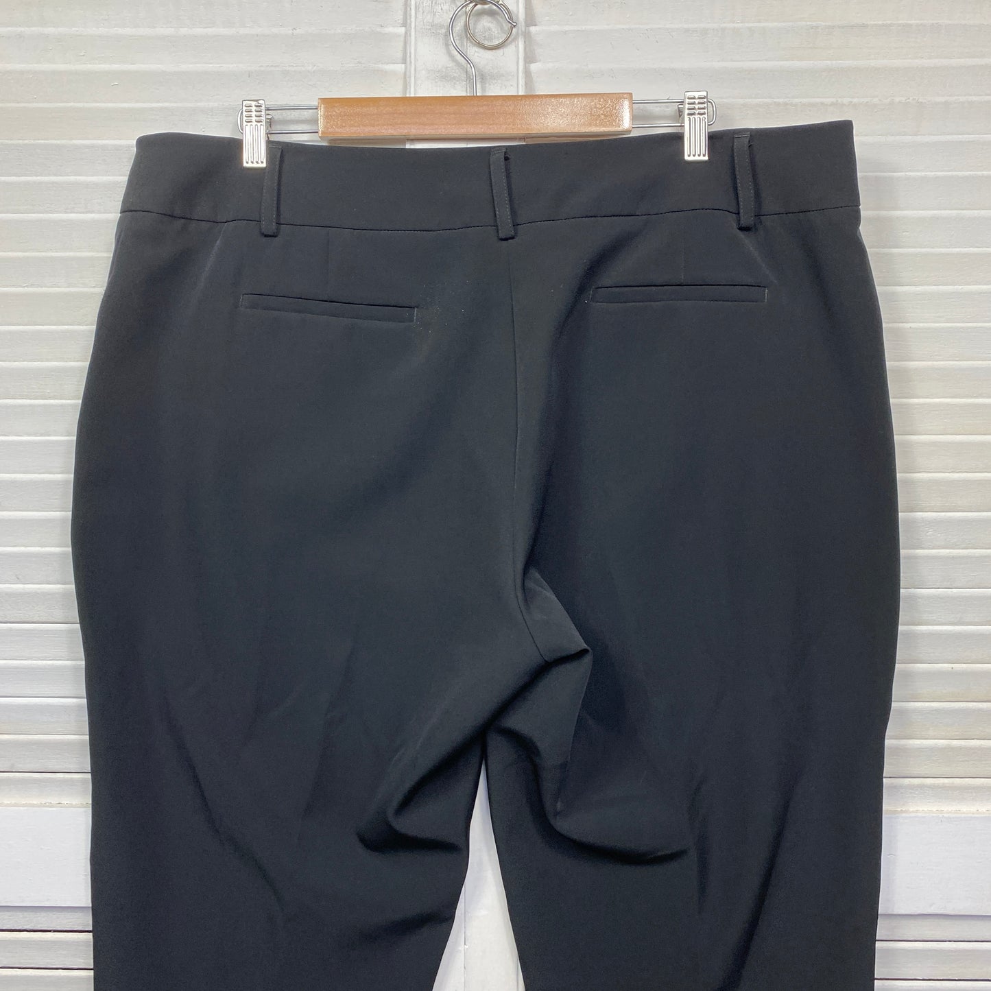 Preview Pants Size 20 Plus Black Pockets Office Viscose Blend