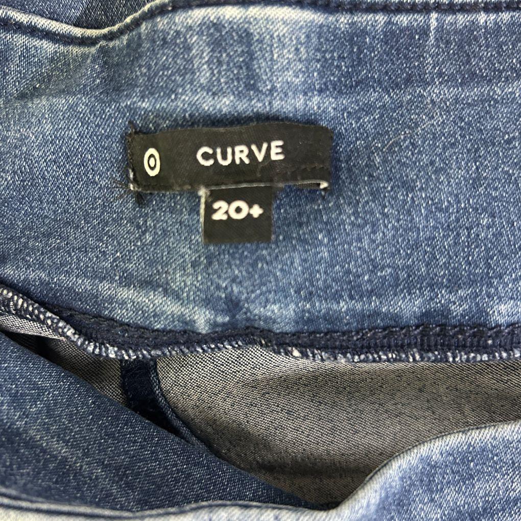Target Curve Blue Cotton Jeans - Size 20