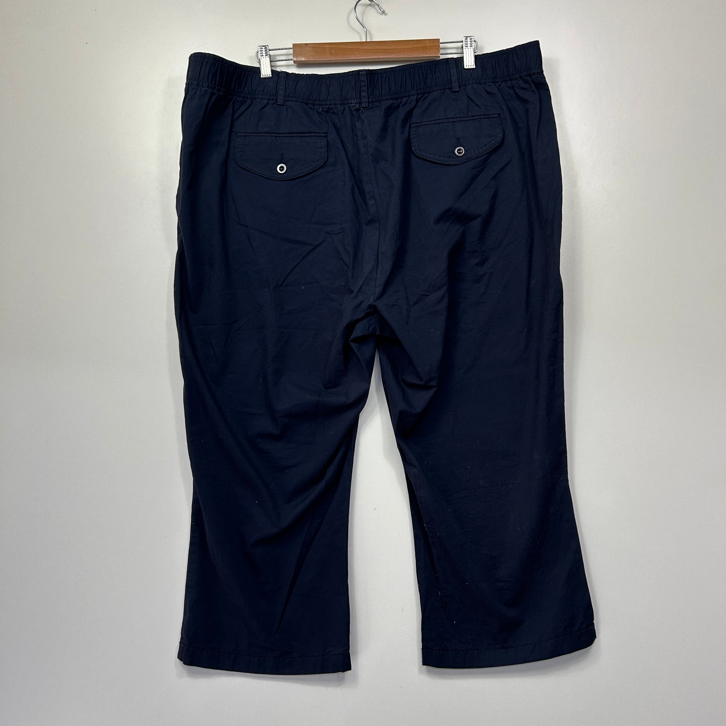 Regatta Navy Blue Cargo Capri Pants - Size 22