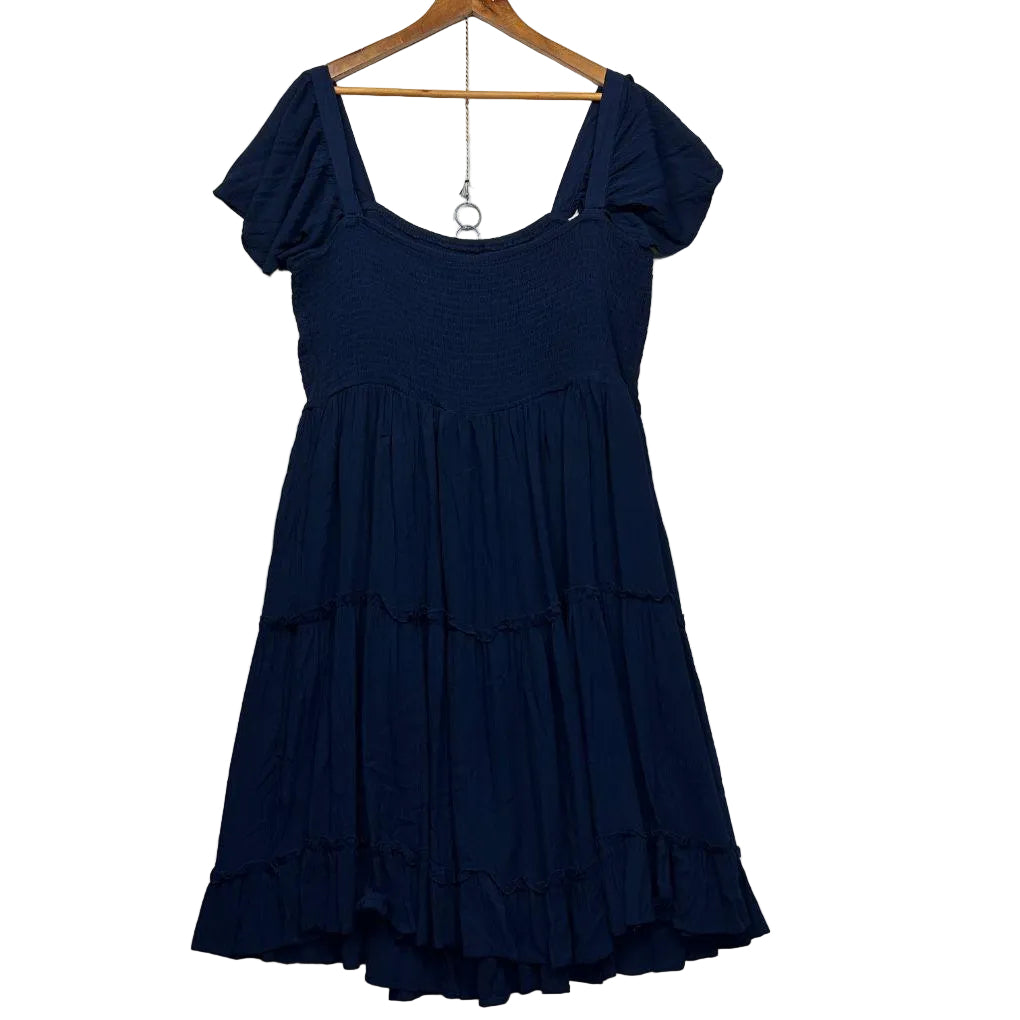 Autograph Navy Midi Dress - Size 22