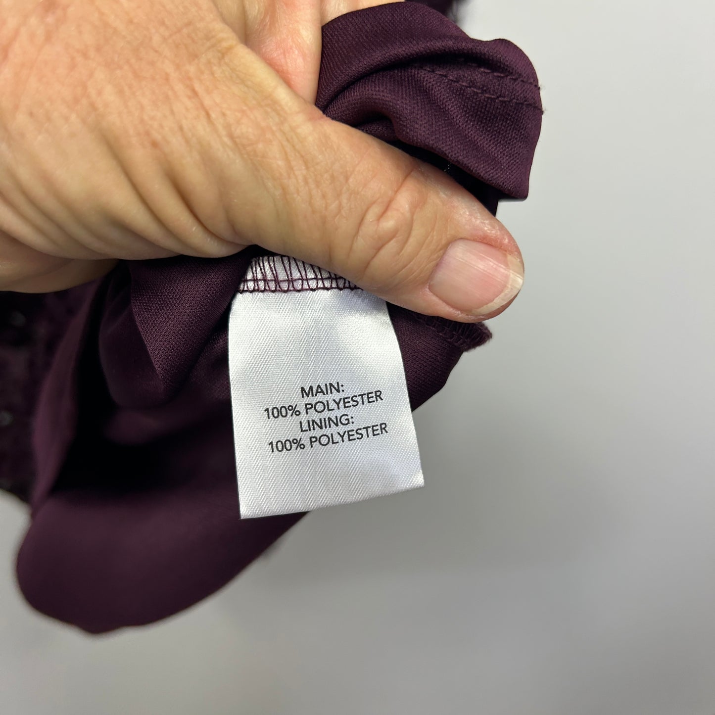 Millers Purple Lace Overlay Cocktail Dress - Size 22