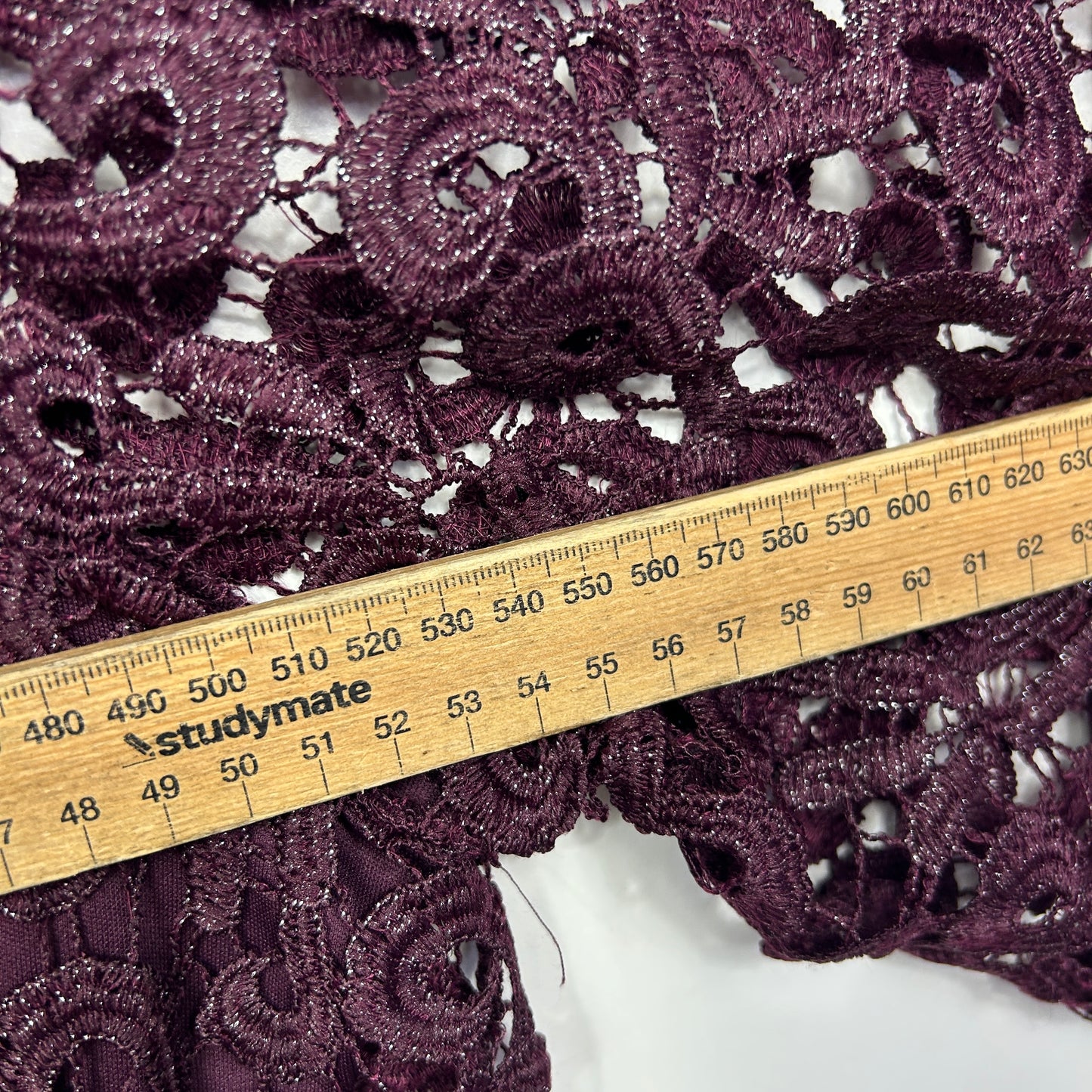 Millers Purple Lace Overlay Cocktail Dress - Size 22