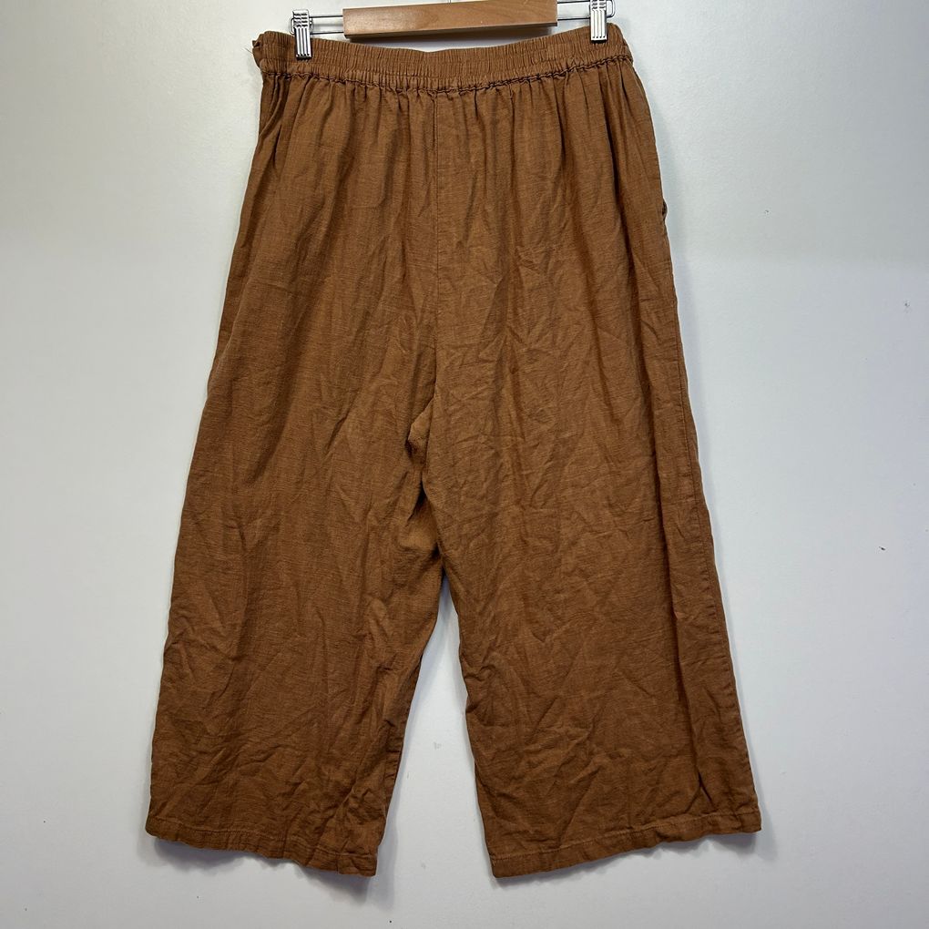 Target Brown Linen Pants - Size 16