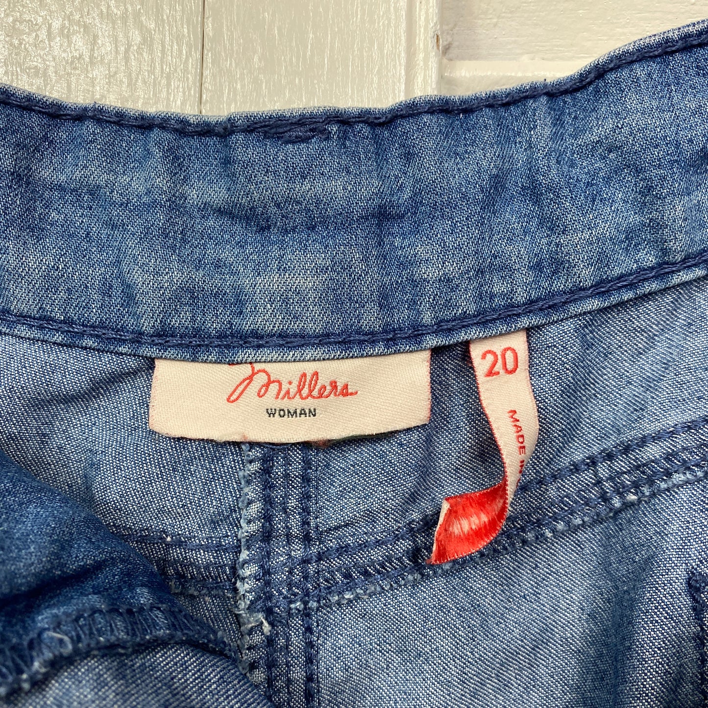 Millers Denim Shorts Size 20 Blue Pockets