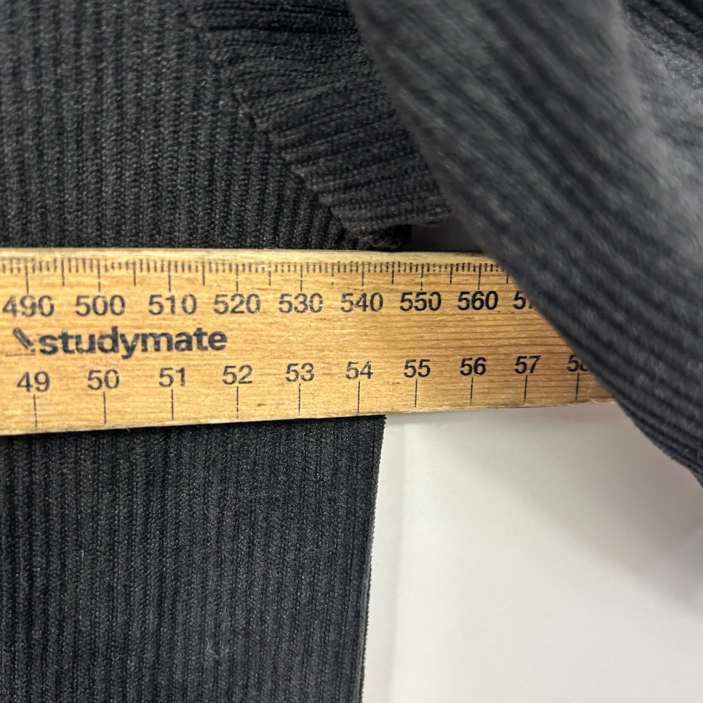 Got Style Black Ribbed Textured Top - Size L