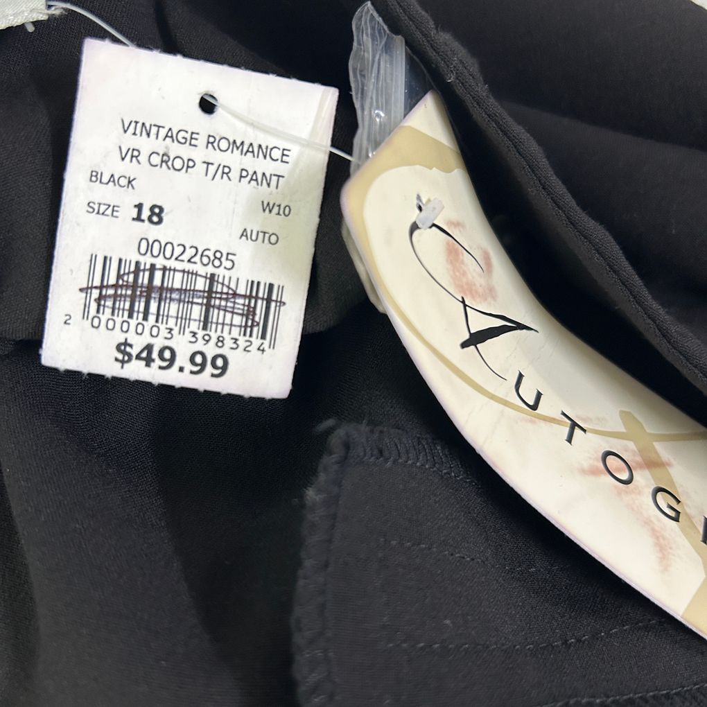 Autograph Black Pants - Size 18