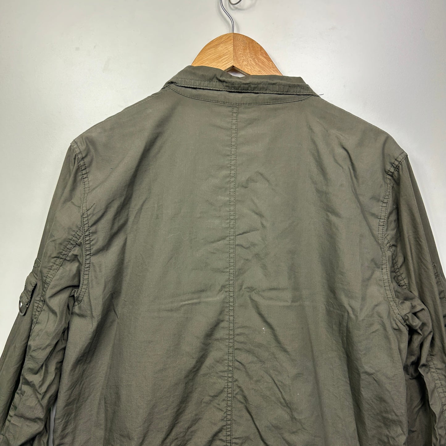 Now Lightwight Jacket Size 14 Green Long Sleeve Pockets