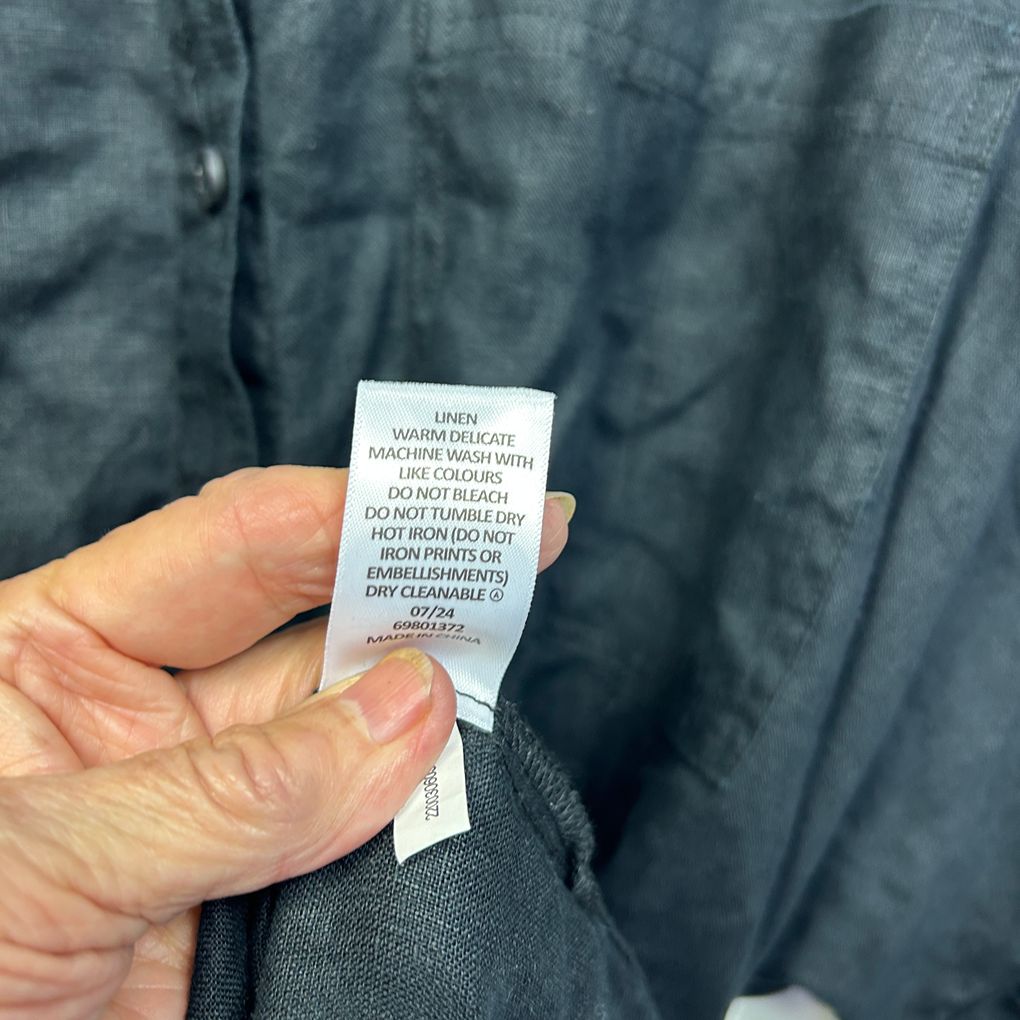 Target Black Linen Dress - Size 16