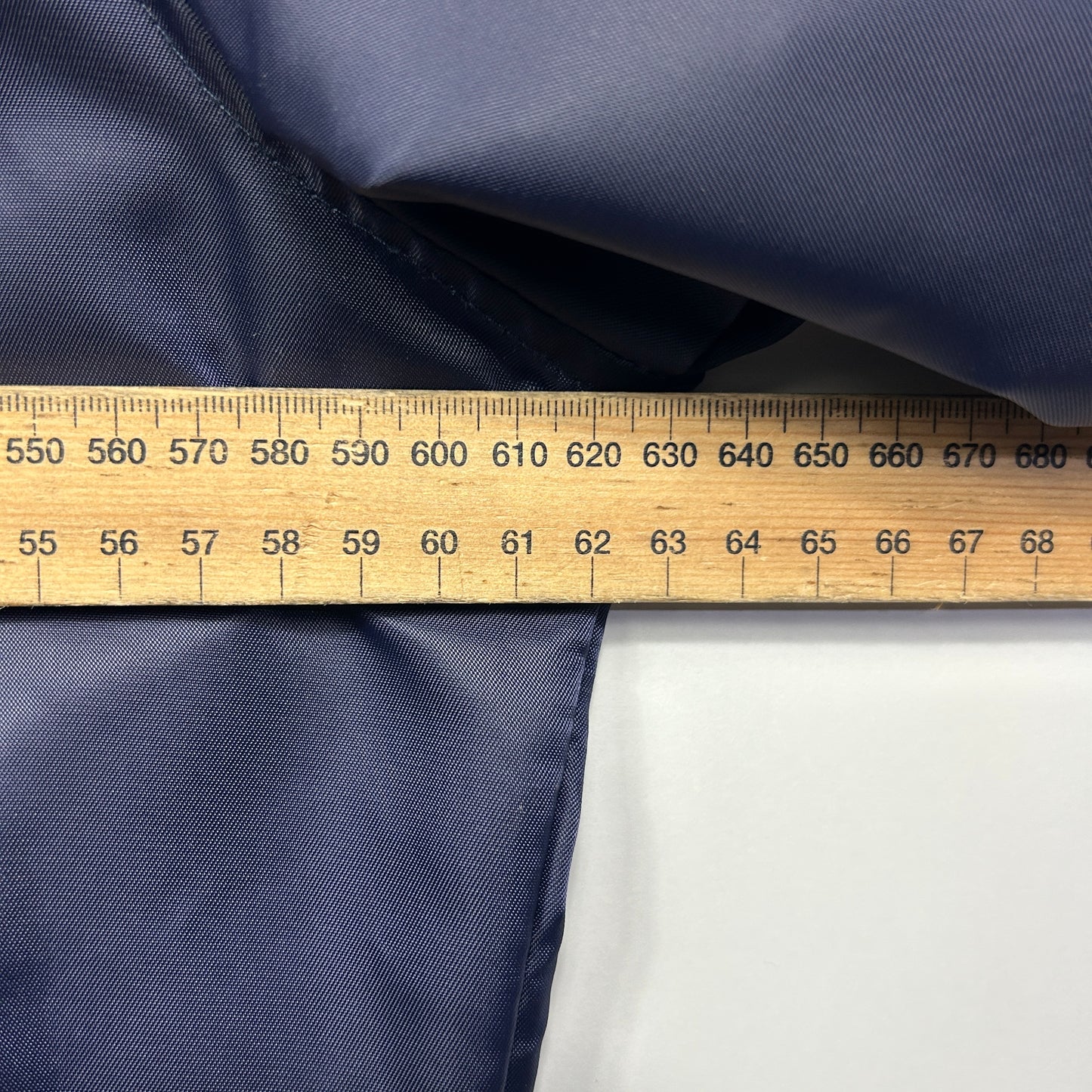 Mens Bomber Jacket Size 3XL Navy Pockets Long Sleeve Full Zip Up