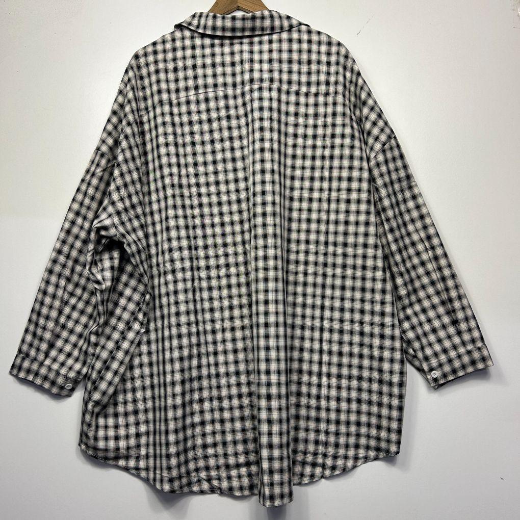 Boohoo Black Check Shirt - Size 22