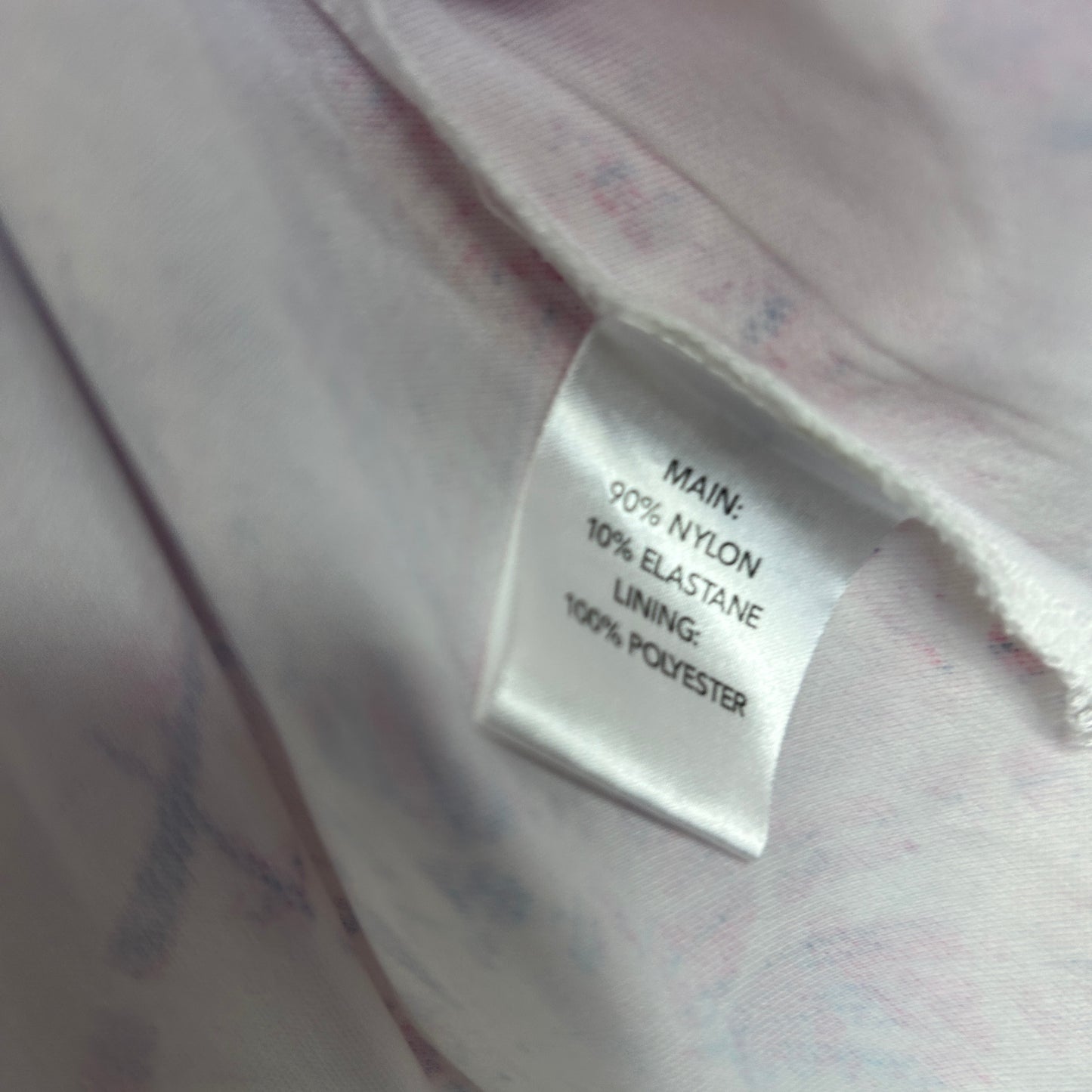 Millers Pink Purple Abstract Print Layered Top - Size 16