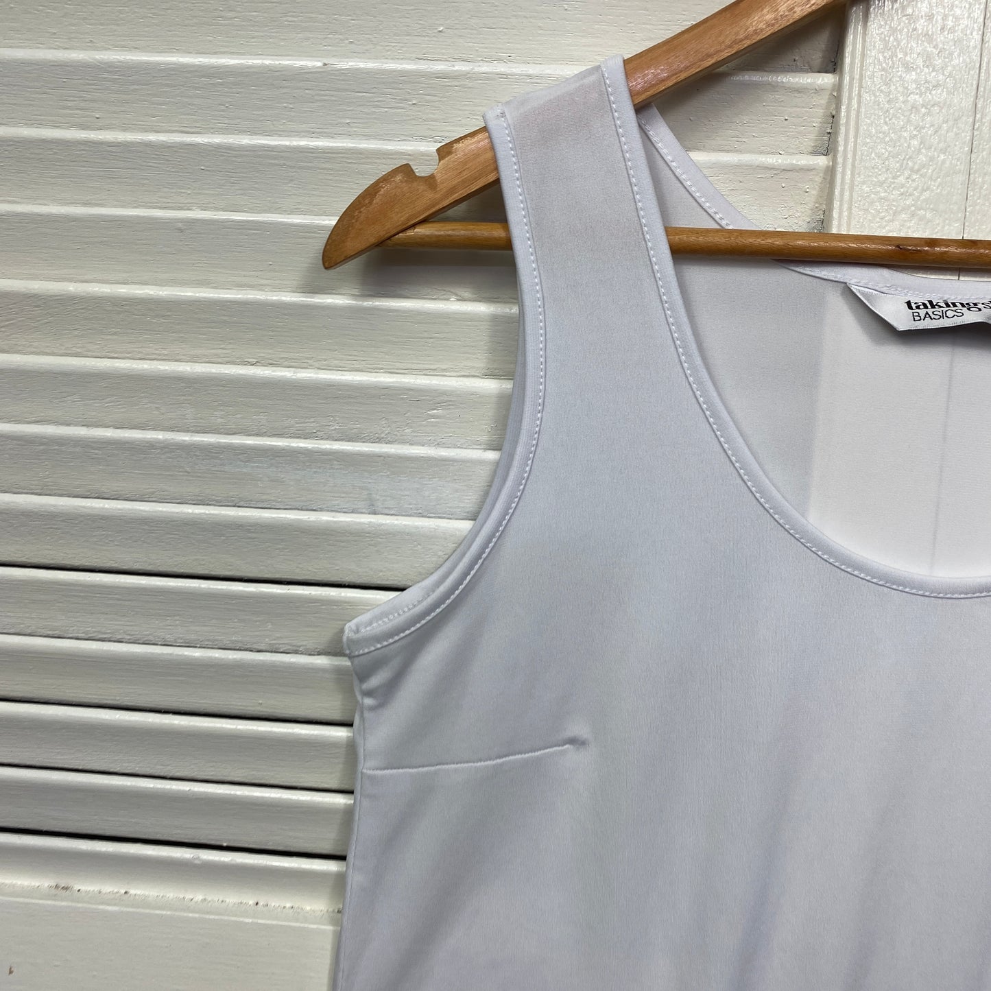 Taking Shape Top Petites Plus XXSP 12 14 Sleeveless Tank White