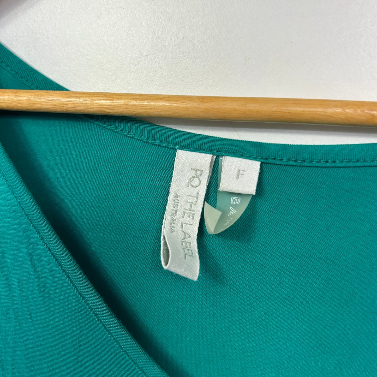 PQ Teal Green Batwing Sleeve Dress - One Size