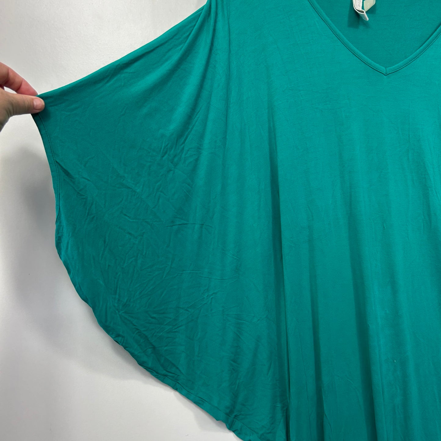 PQ Teal Green Batwing Sleeve Dress - One Size