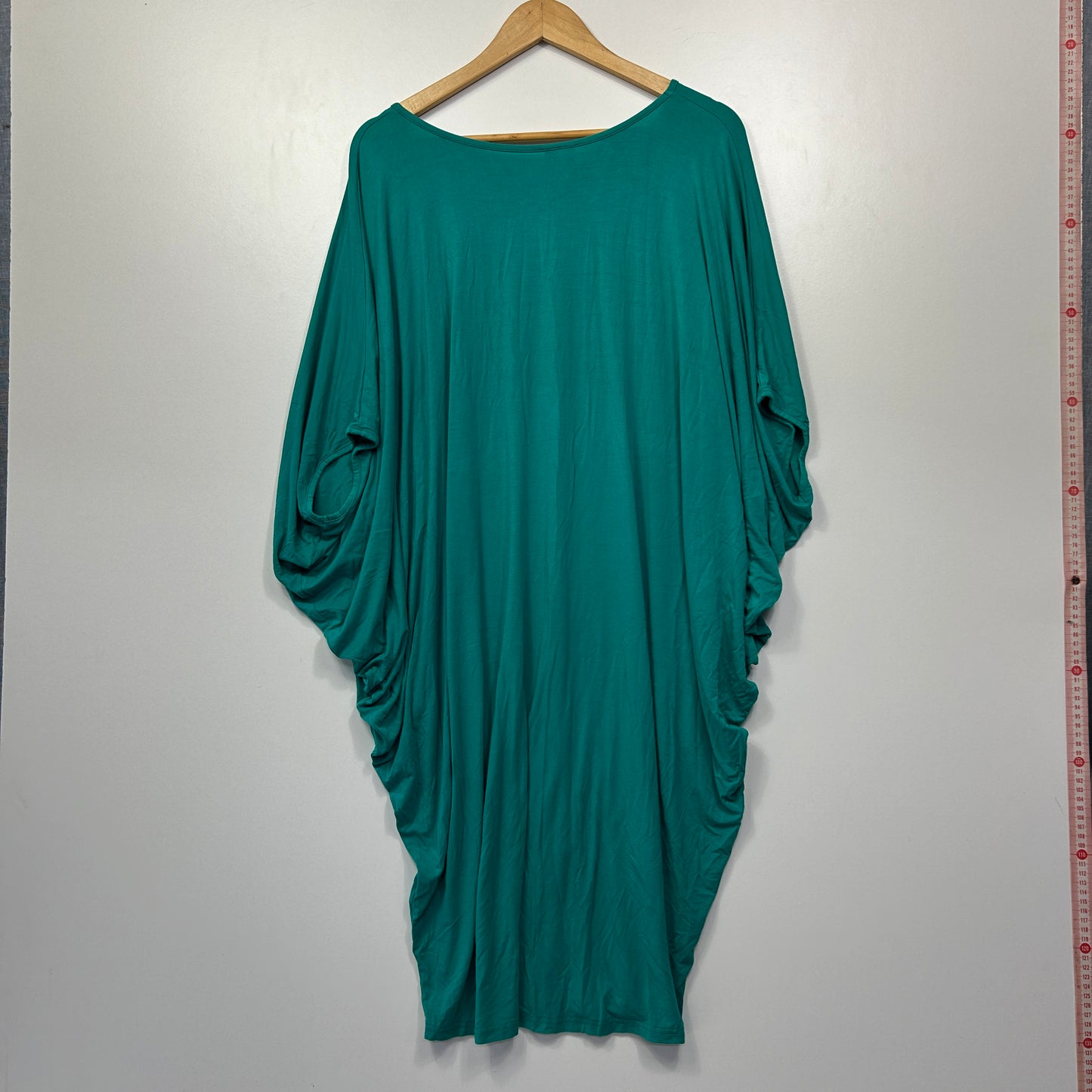 PQ Teal Green Batwing Sleeve Dress - One Size