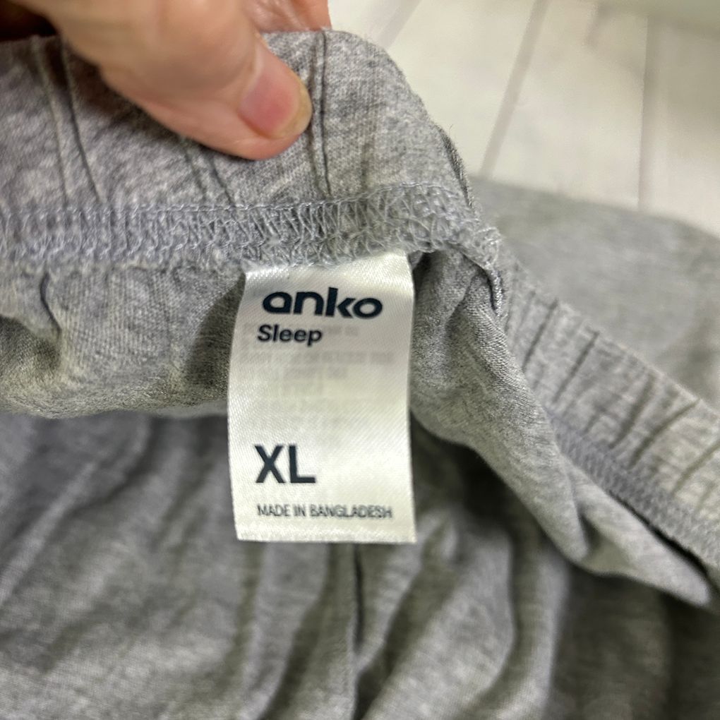 Anko Grey Cotton Pyjama Pants - Size XL