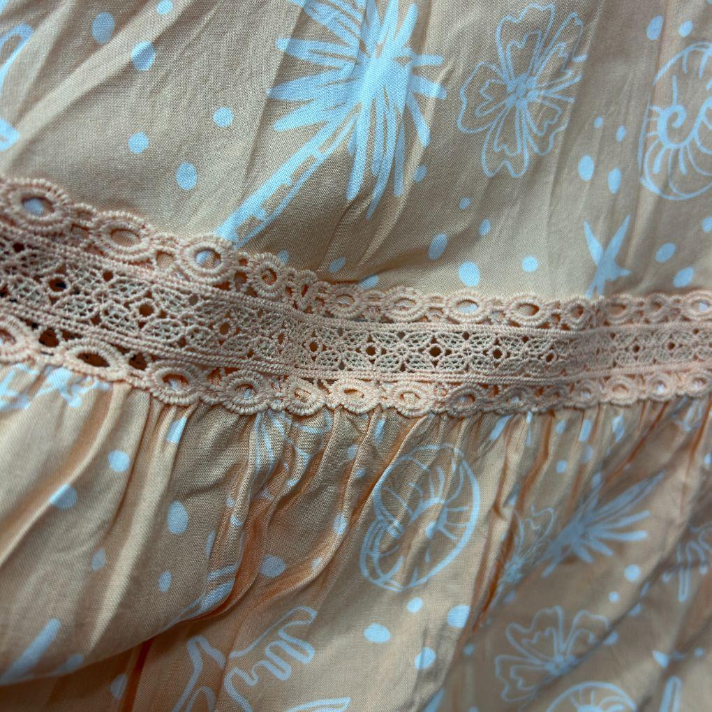 Rivers Peach Tiered Dress - Size 20