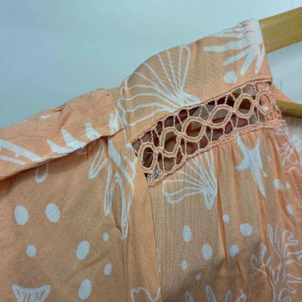 Rivers Peach Tiered Dress - Size 20