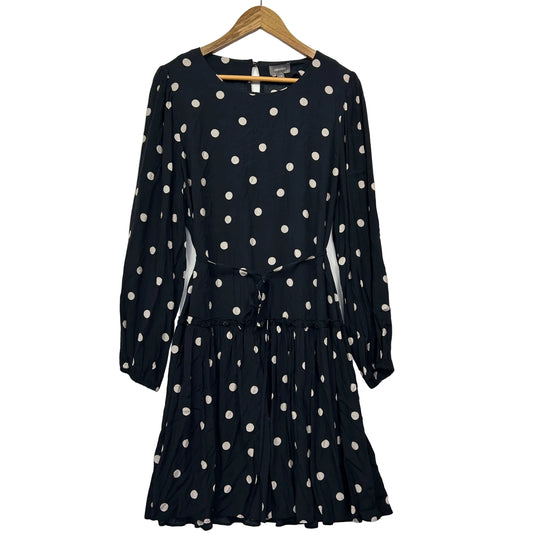 Sussan Black White Polka Dot Dress - Size 14