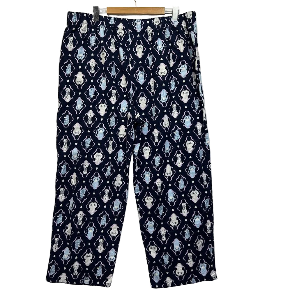 &me Navy Cotton Winter Pyjama Pants - Size 22