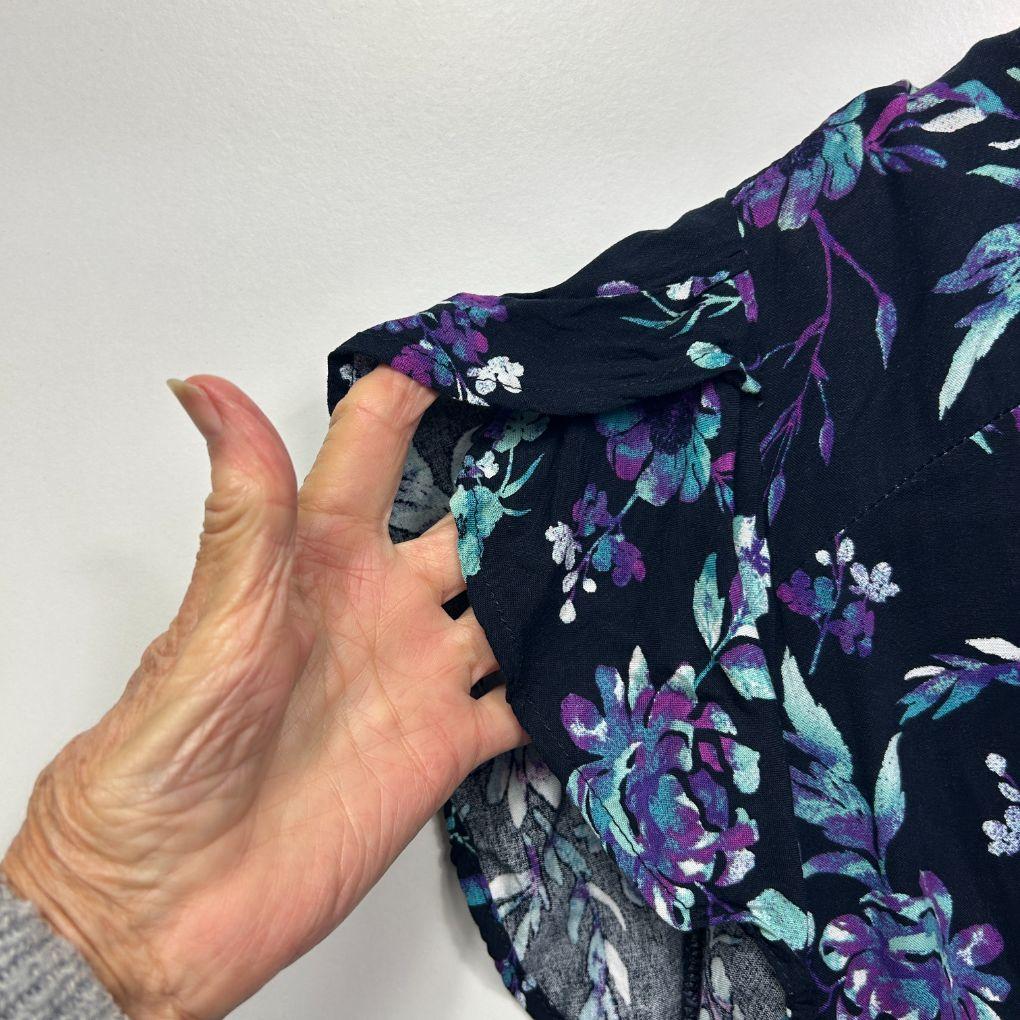 Rivers Navy Floral Maxi Dress - Size 22