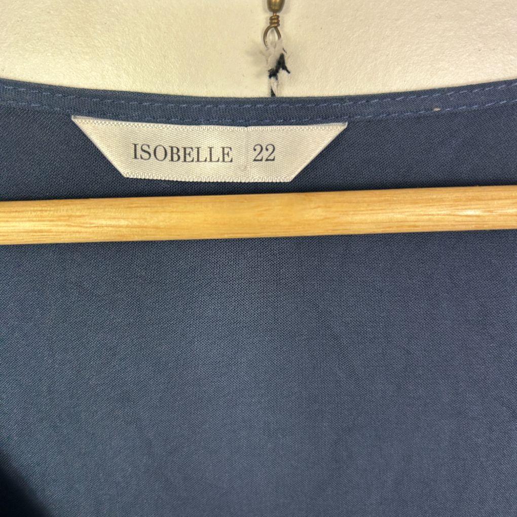 Isobelle Navy Ombre Dress - Size 22