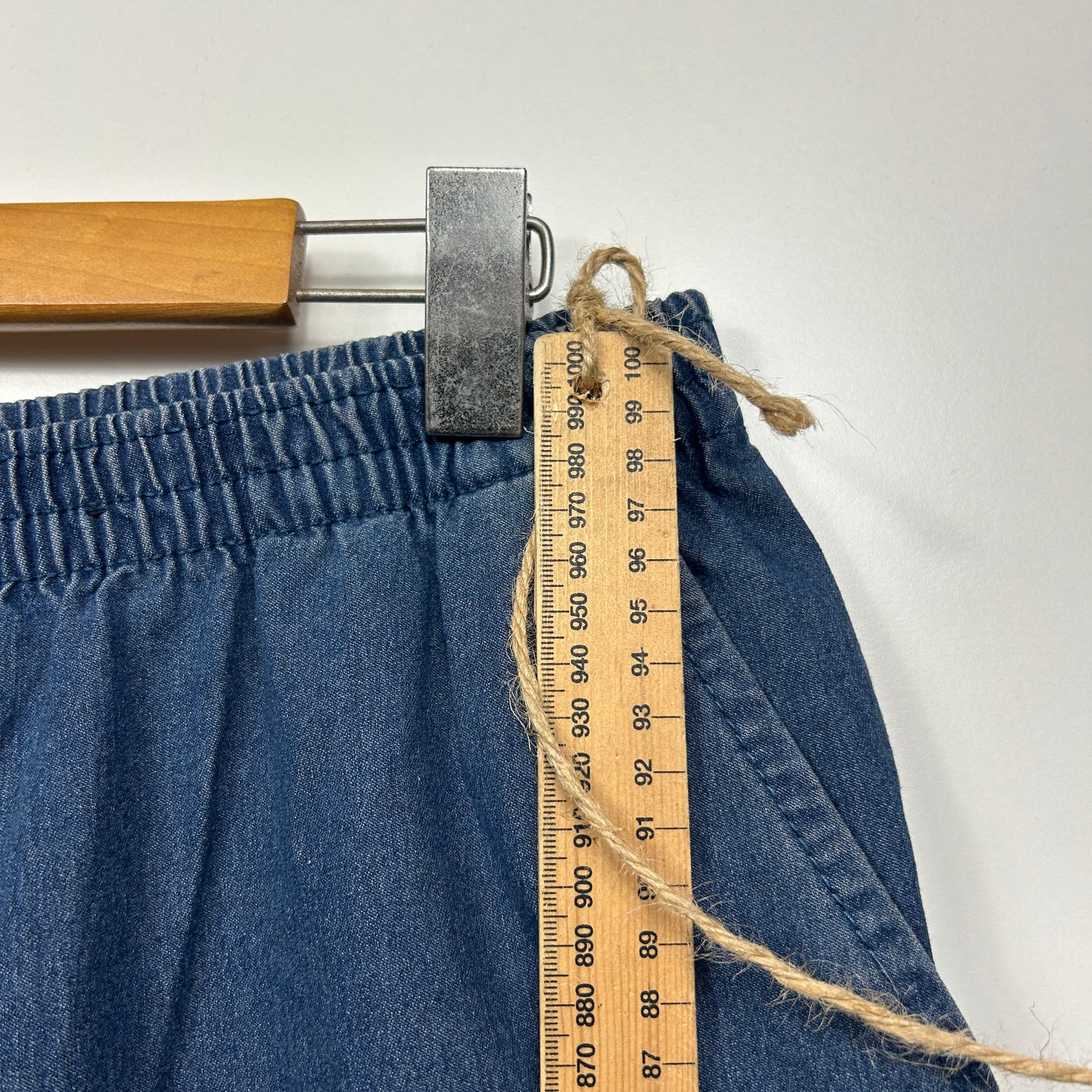 Millers Pants Size 16 Denim Elastic Waist pockets