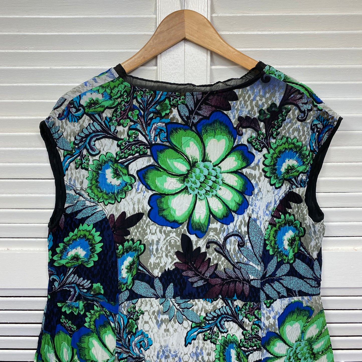 Virtuelle Dress Size 14 Plus Multicoloured Sleeveless Floral