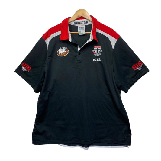 St Kilda Mens Polo Shirt Size 5XL Short Sleeve AFL