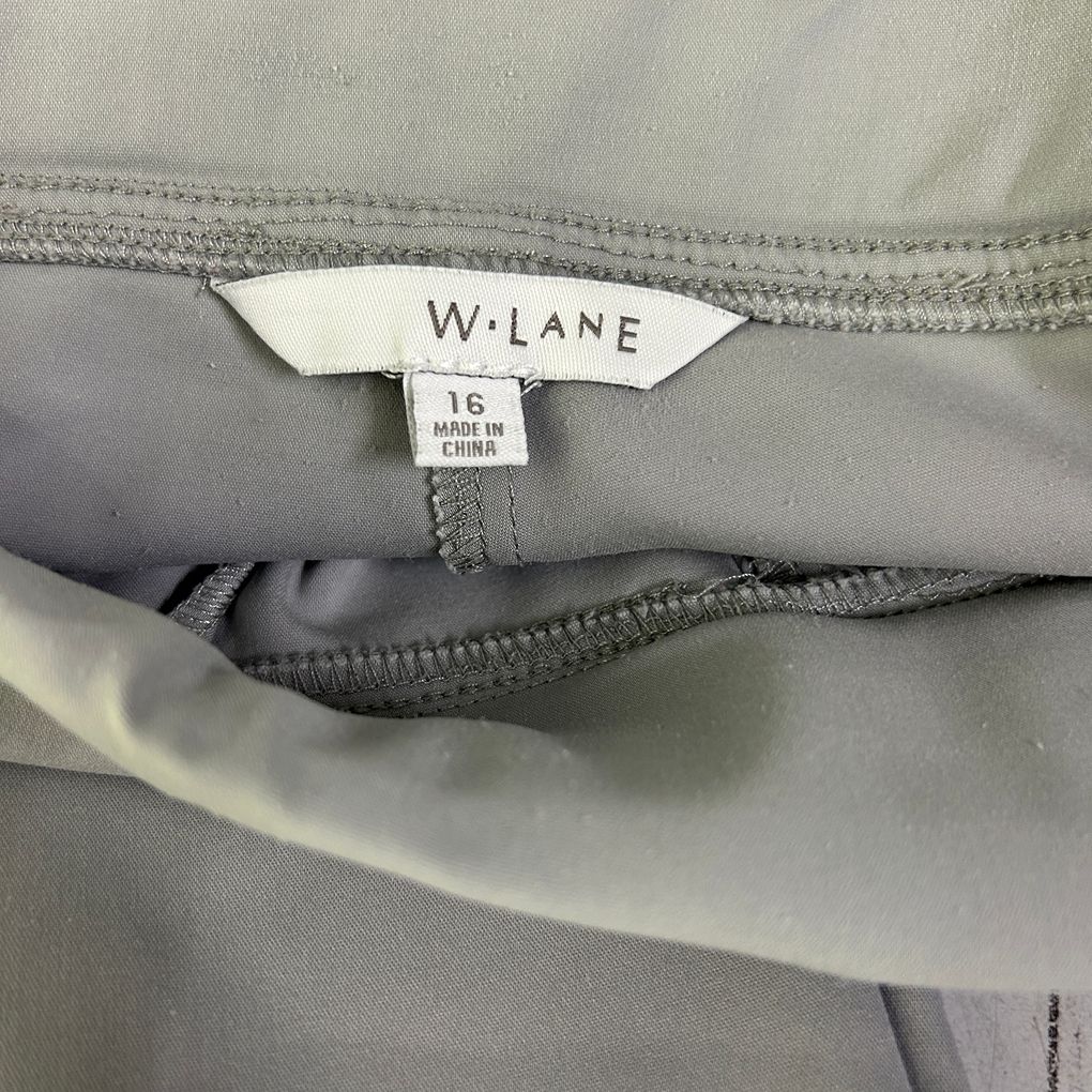 W Lane Grey Cotton Pants - Size 16