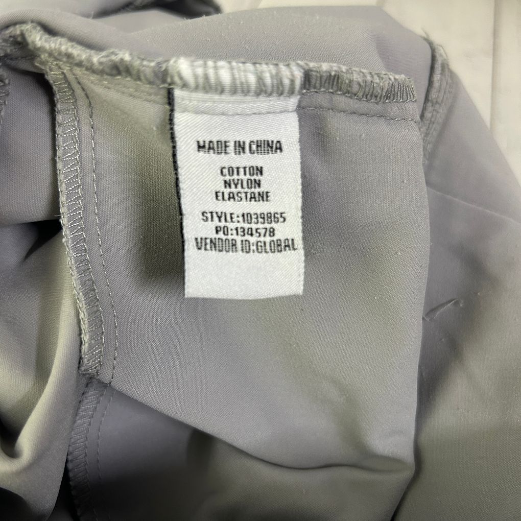W Lane Grey Cotton Pants - Size 16