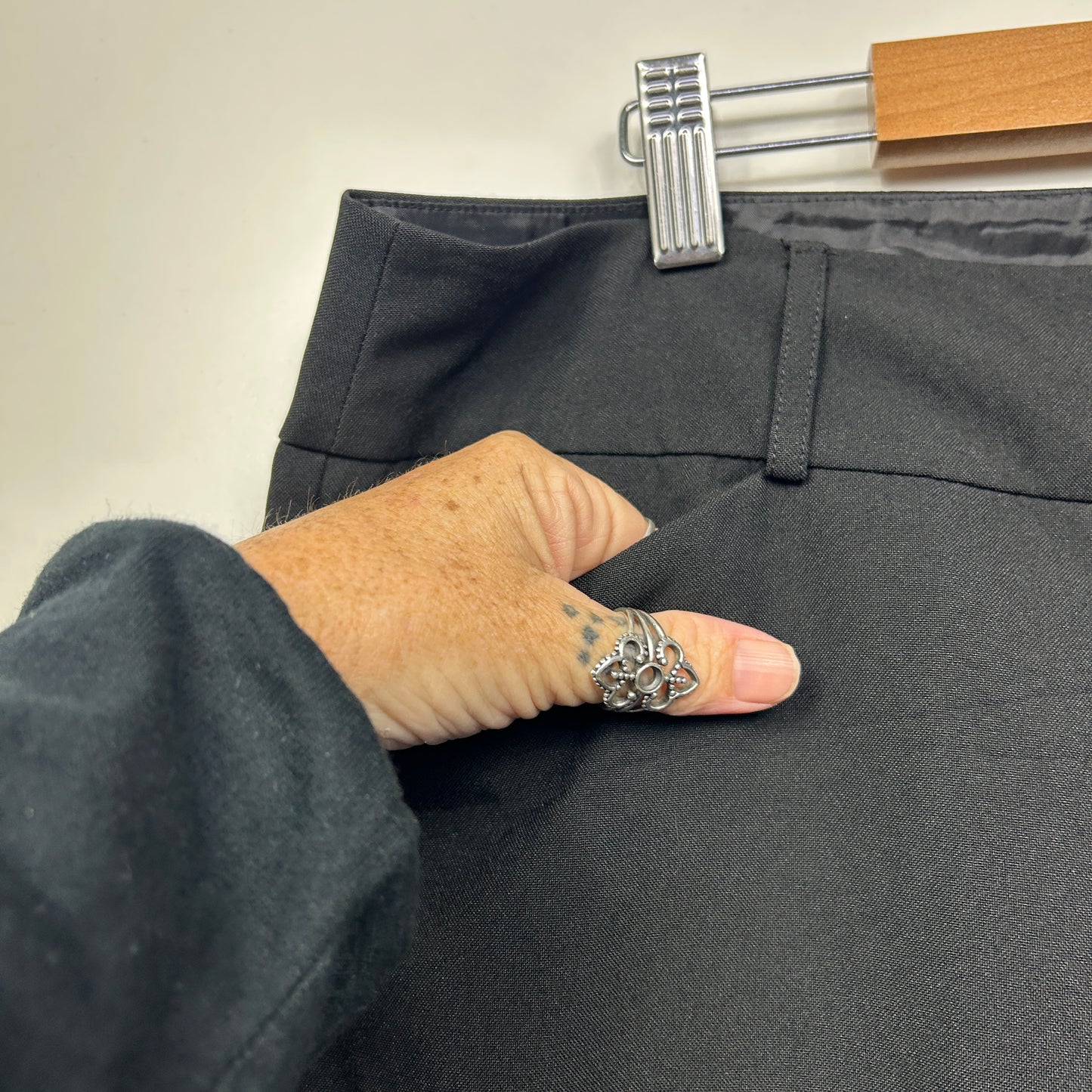 Target Pants Size 18 Black Pockets Zip Fly