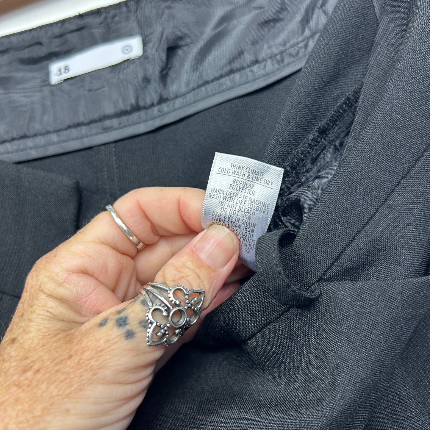 Target Pants Size 18 Black Pockets Zip Fly
