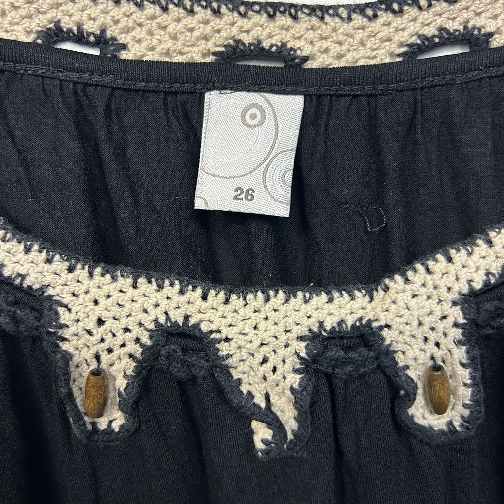 Target Black Short Sleeve Top - Size 26