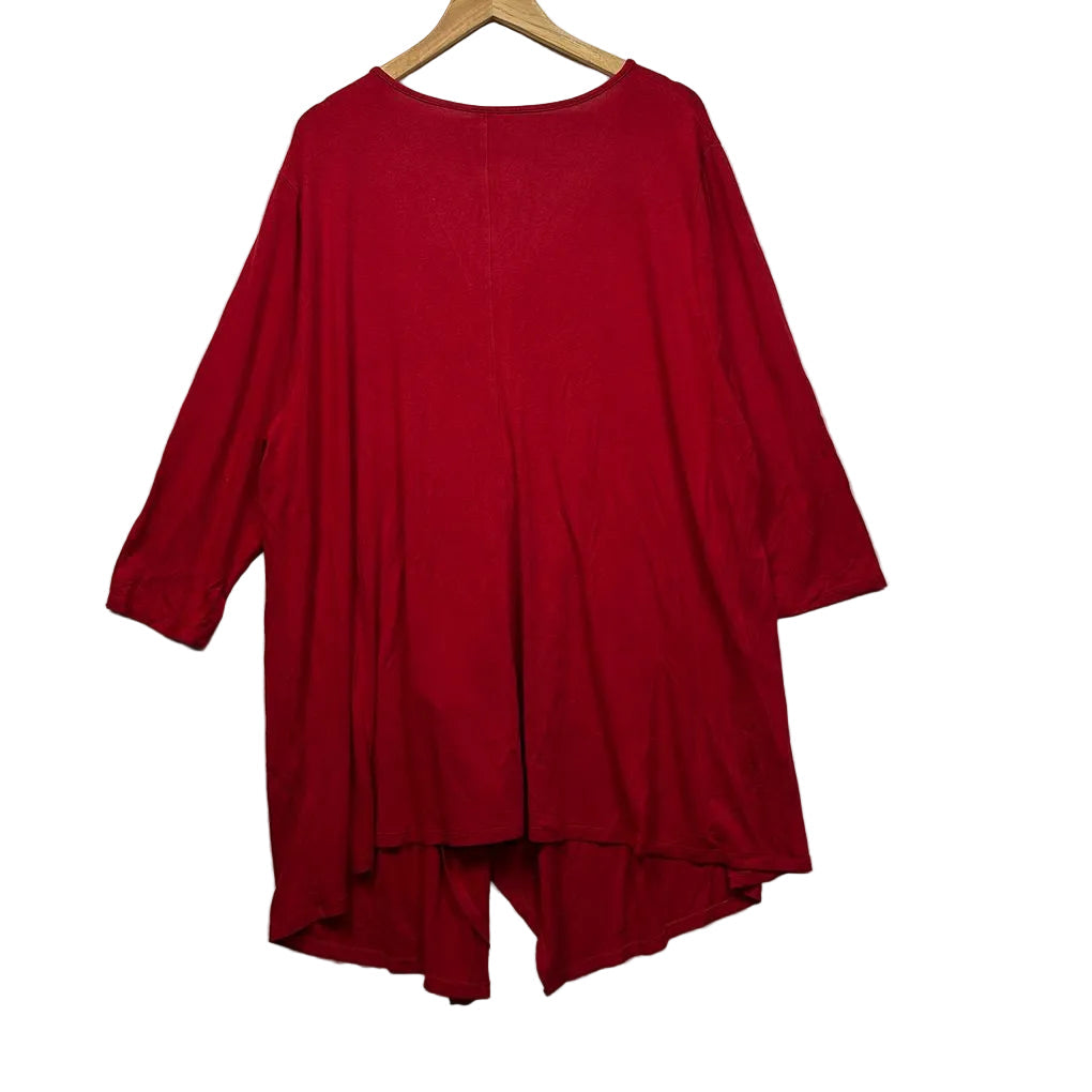 Taking Shape Red Top - Size 22/XL