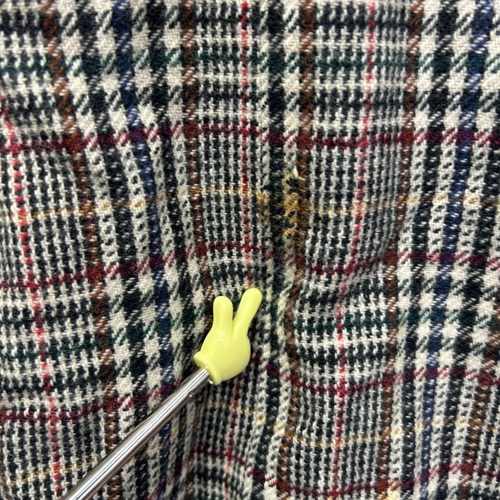 Vintage Skirtmaster Grey Check Wool Blazer - Size 16