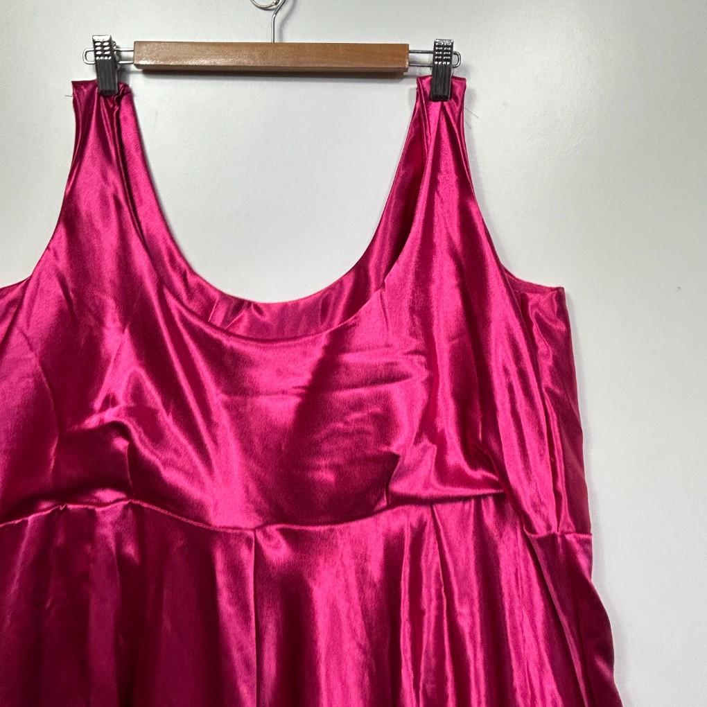 Pink Satin Dress - Size 18/20/22