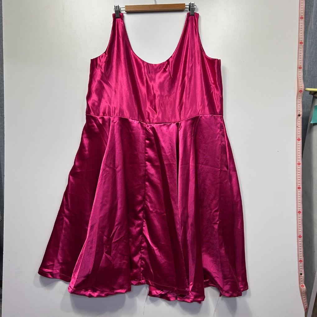 Pink Satin Dress - Size 18/20/22