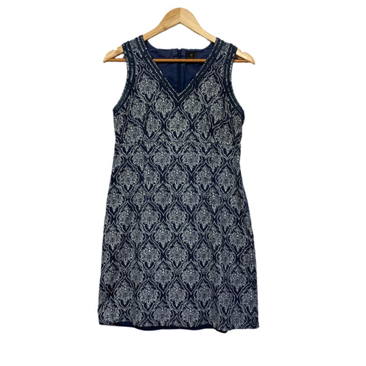 David Lawrence Dress Size 16 Blue Sleeveless Cocktail